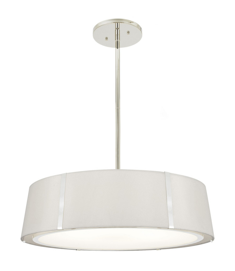 Crystorama - FUL-907-PN - Six Light Chandelier - Fulton - Polished Nickel