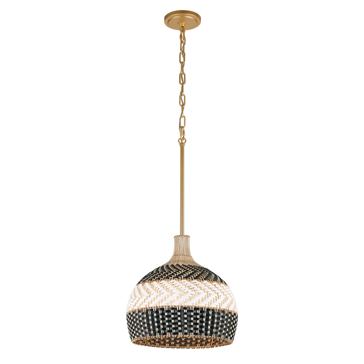 Crystorama - ZAN-9003-SG-MK - Three Light Pendant - Zanzibar - Soft Gold