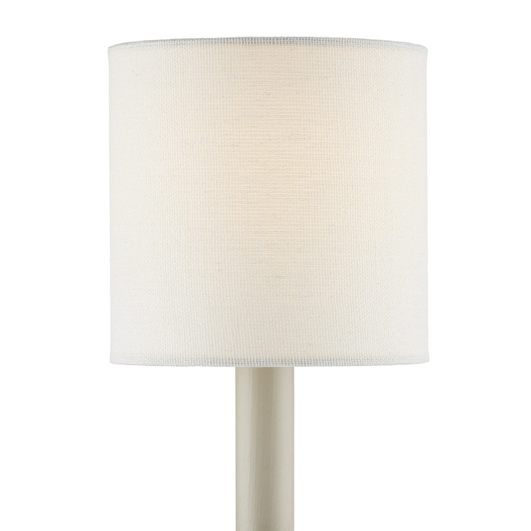 Currey and Company - 0900-0023 - Chandelier Shade - Off-White Fine Grasscloth - Off-White