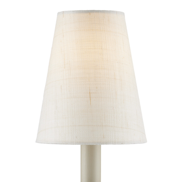 Currey and Company - 0900-0025 - Chandelier Shade - Ivory Fine Grasscloth - Light Natural
