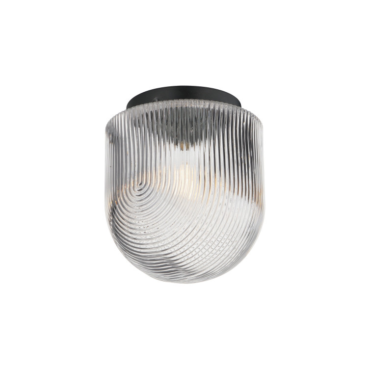 Maxim - 15120CRBK - One Light Flush Mount - Dune - Black