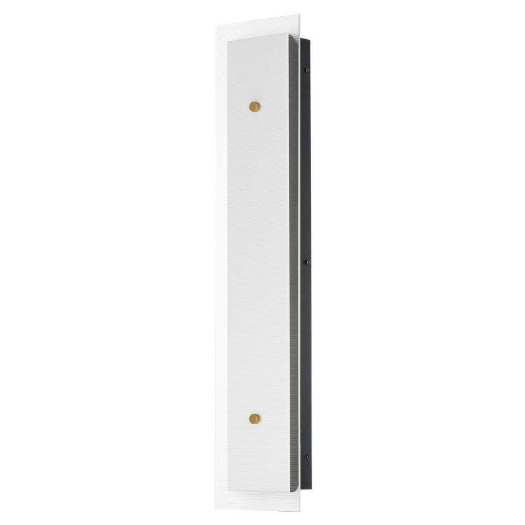 Maxim - 21193CRBKNAB - LED Wall Sconce - Spectre - Black / Natural Aged Brass