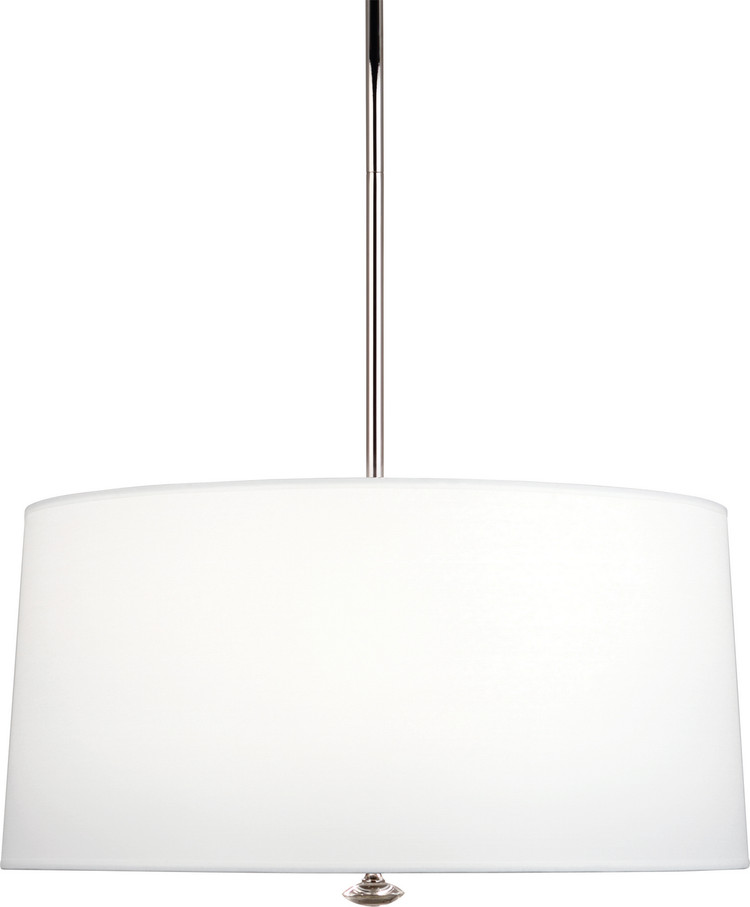 Robert Abbey - A808 - Three Light Pendant - Penelope - Polished Nickel