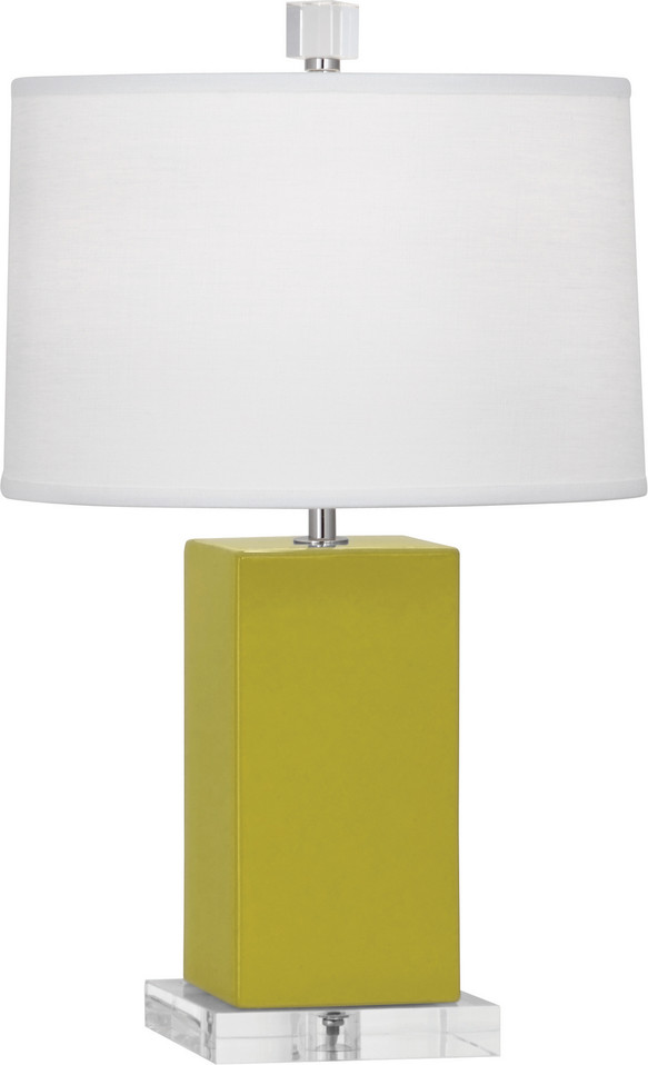 Robert Abbey - CI990 - One Light Accent Lamp - Small Harvey - Citron Glazed Ceramic
