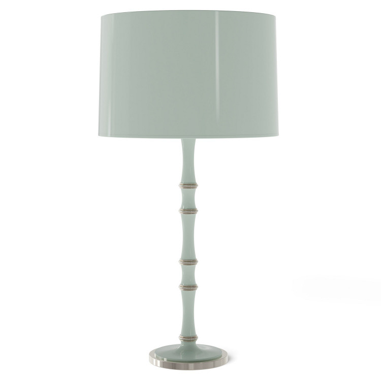 Robert Abbey - CL72X - One Light Table Lamp - Kane - Celadon w/Polished Nickel