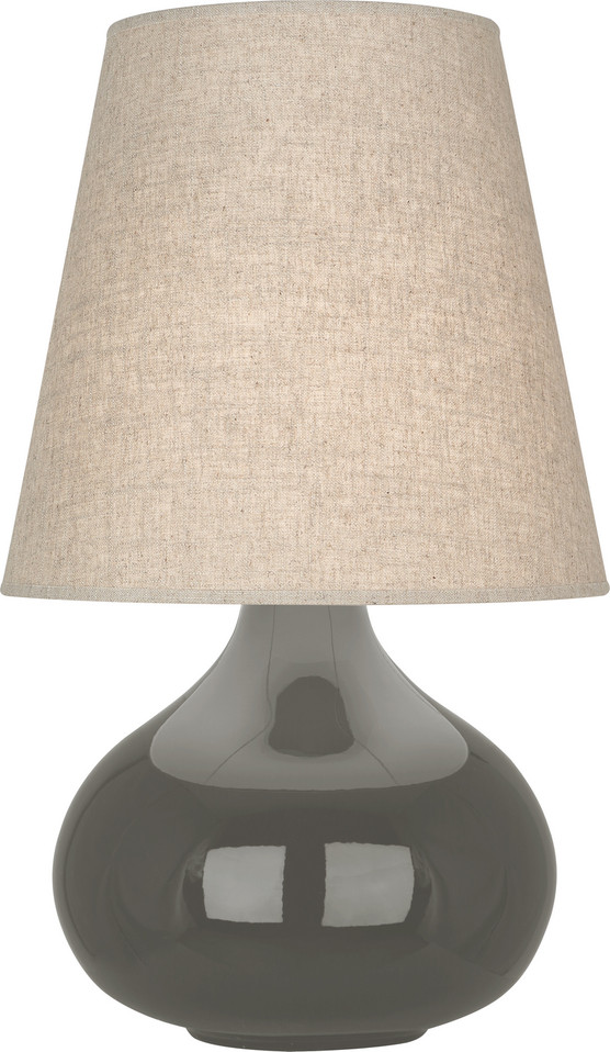 Robert Abbey - CR91 - One Light Accent Lamp - Small June - Ash Glazed Ceramic