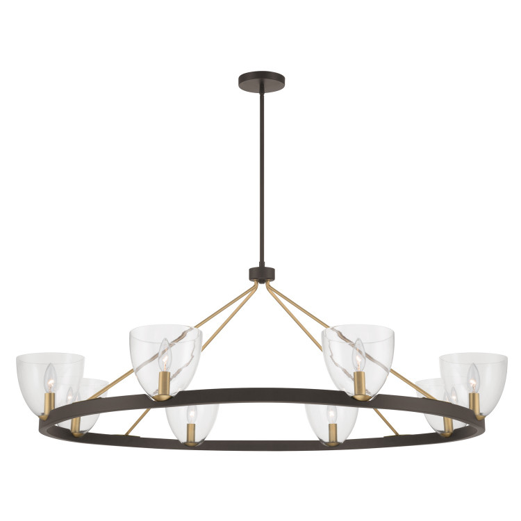 Minka-Lavery - 12728-796 - Eight Light Chandelier - Noellea - Dark Bronze