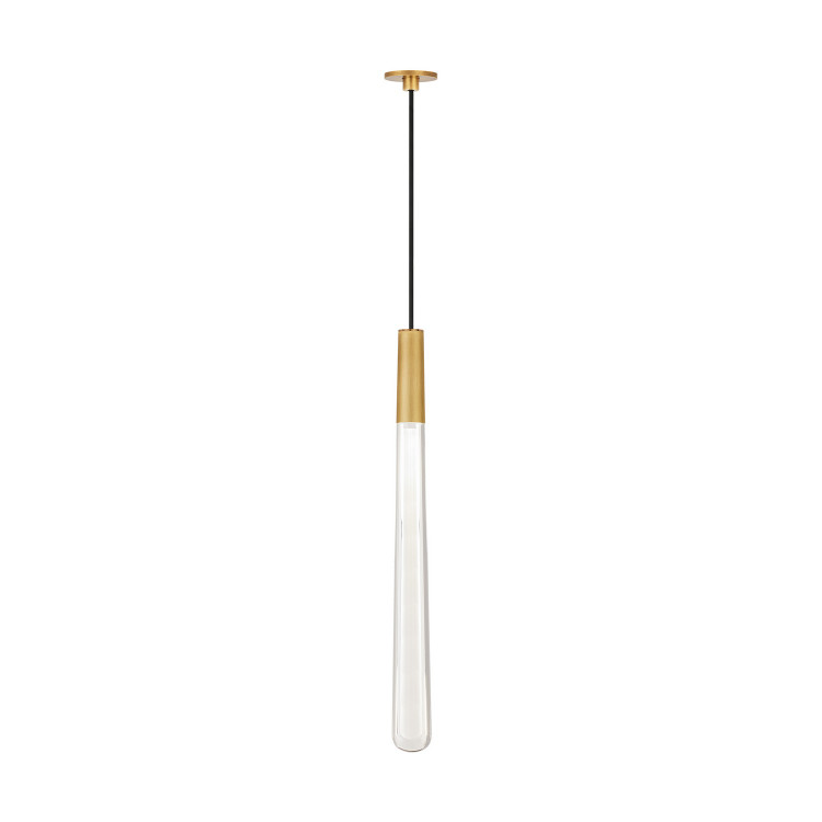 Visual Comfort Modern - 700TRSPAPYLC1PNB-LED930 - LED Pendant - Pylon - Natural Brass