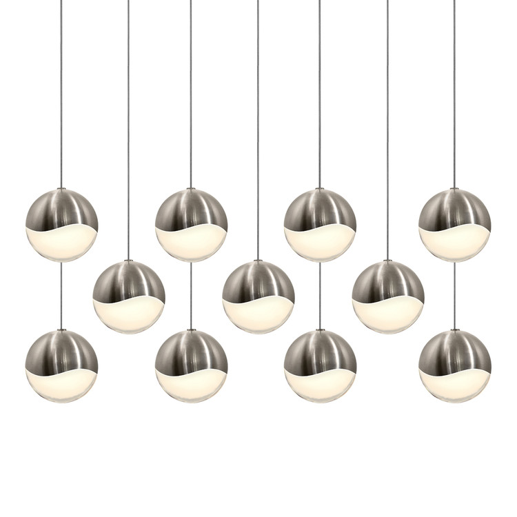 Sonneman - 2922.13-LRG - LED Pendant - Grapes - Satin Nickel