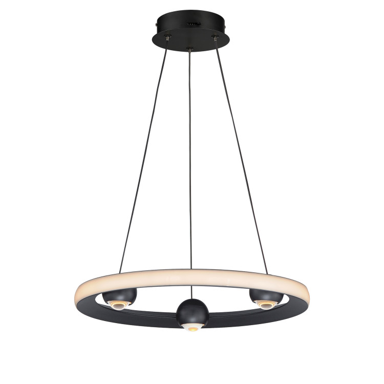 ET2 - E23511-BK - LED Pendant - Nodes - Black