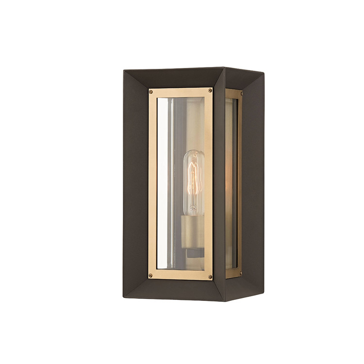 Troy Lighting - B4051-TBZ/PBR - One Light Outdoor Wall Sconce - Lowry - Textured Bronze