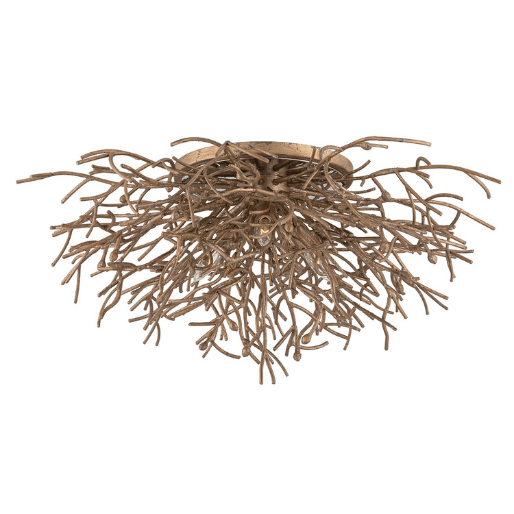 Troy Lighting - C6090-VZ - Three Light Flush Mount - Sierra - Vienna Bronze