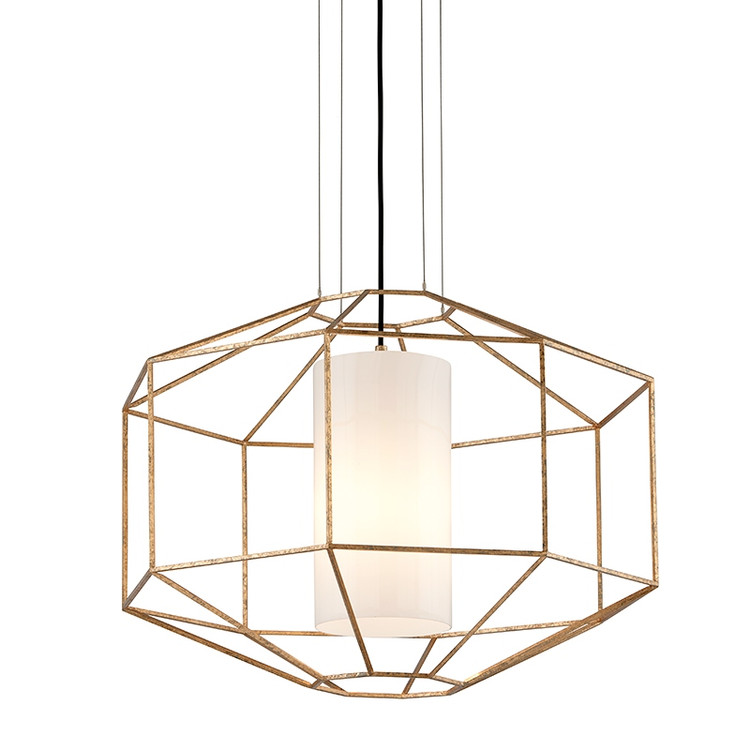 Troy Lighting - F5216-GL - One Light Chandelier - Silhouette - Gold Leaf