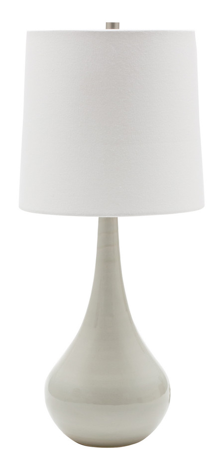 House of Troy - GS180-GG - One Light Table Lamp - Scatchard - Gray Gloss