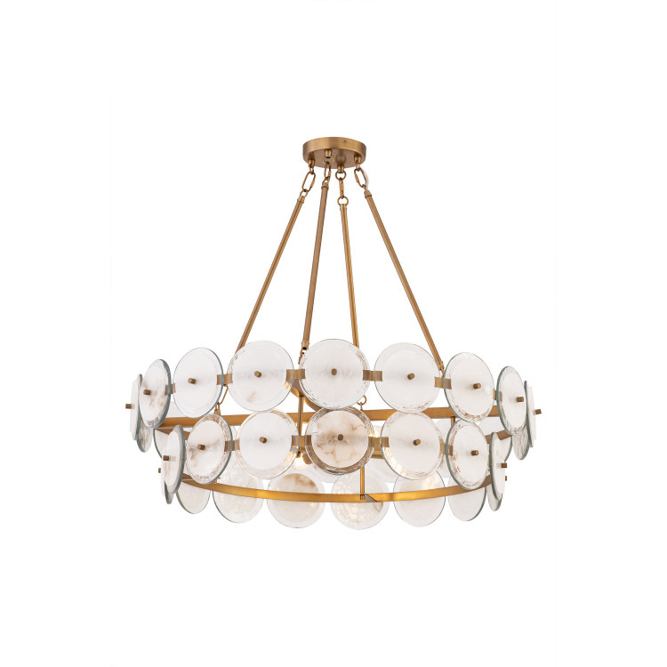 Minka-Lavery - 12855-732 - Four Light Pendant - Kintrel - Legacy Brass