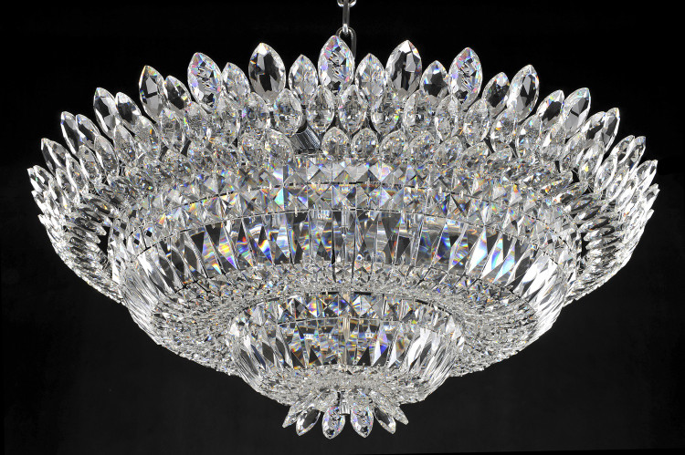 Allegri - 020542-010-FR001 - 18 Light Flush Mount - Belluno - Chrome
