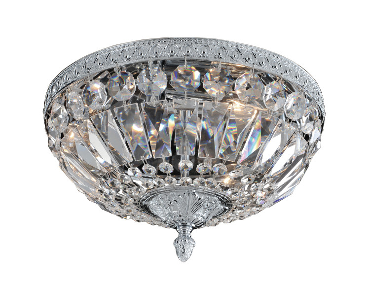 Allegri - 025942-010-FR001 - Three Light Flush Mount - Lemire - Chrome