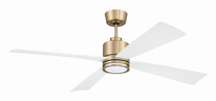 Craftmade - RHT52SB4 - 52 Ceiling Fan - Rhett 52 In/Outdoor Fan Damp Rated - Satin Brass