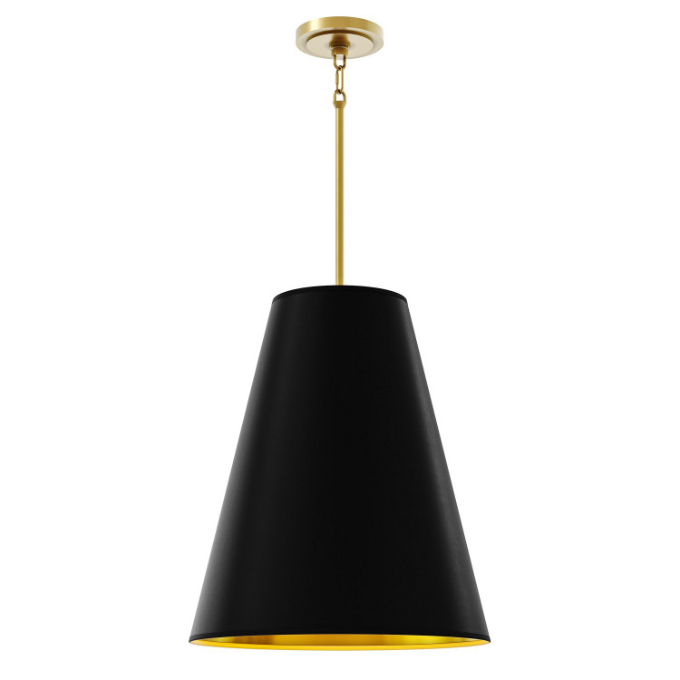 Robert Abbey - 494MOS - Four Light Pendant - Chrissy - Matte Gold Interior w/Modern Brass