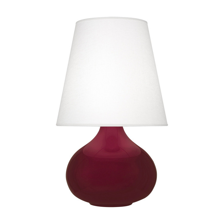 Robert Abbey - SM93 - One Light Accent Lamp - Small June - Sugar Plum Glazed Ceramic