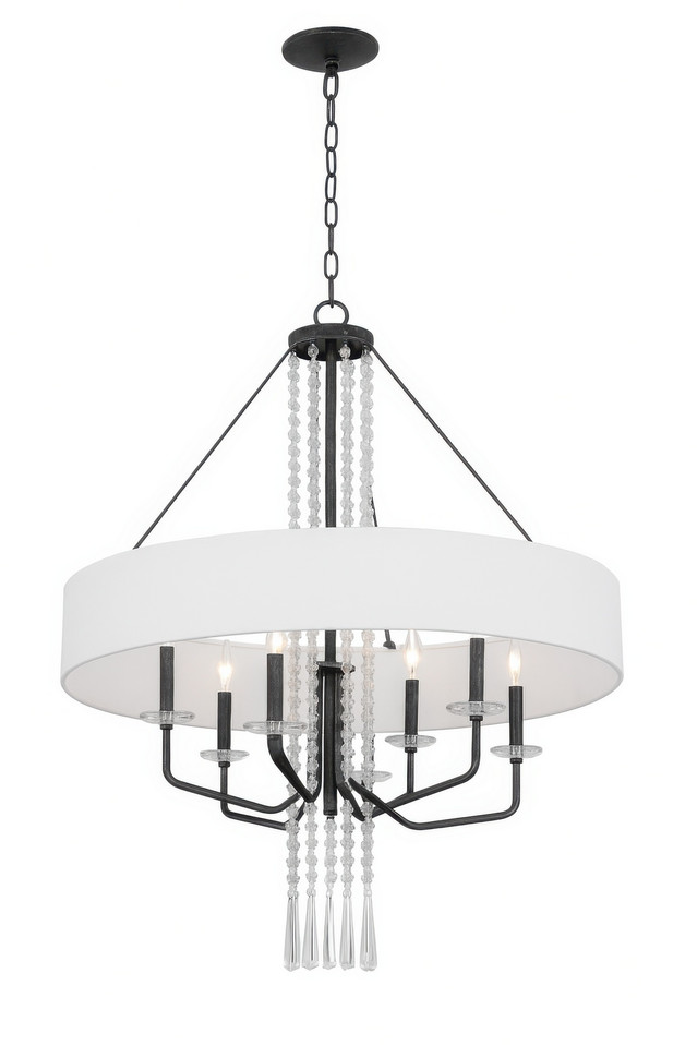 Varaluz - 270P09OX - Nine Light Pendant - Barcelona - Onyx