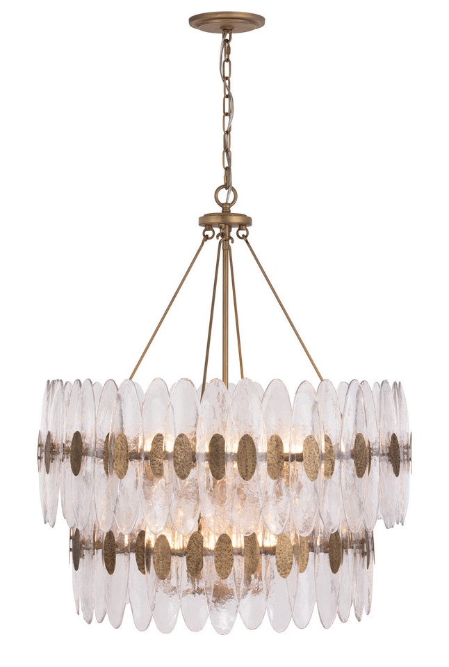 Varaluz - 557P14HG - 14 Light Pendant - Aurora - Havana Gold