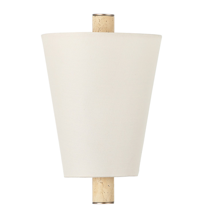 Varaluz - 576W01BG - One Light Wall Sconce - Rockford - Brontourage/Travartine