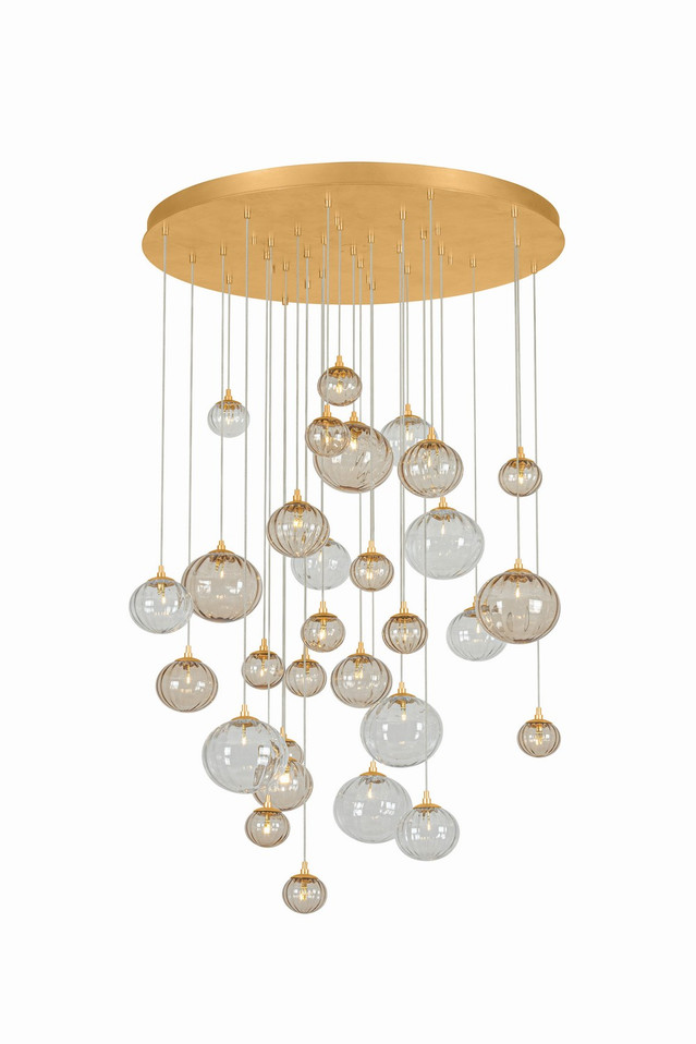 Corbett Lighting - 571-40-VGL - LED Chandelier - Istanbul - Vintage Gold Leaf