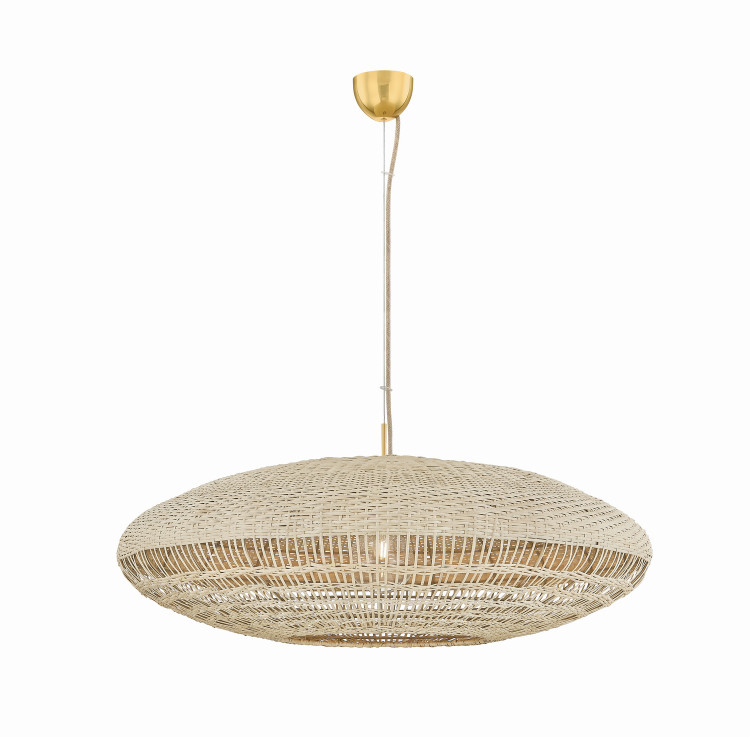 Mitzi - H1118701L-AGB - One Light Pendant - Erin - Aged Brass