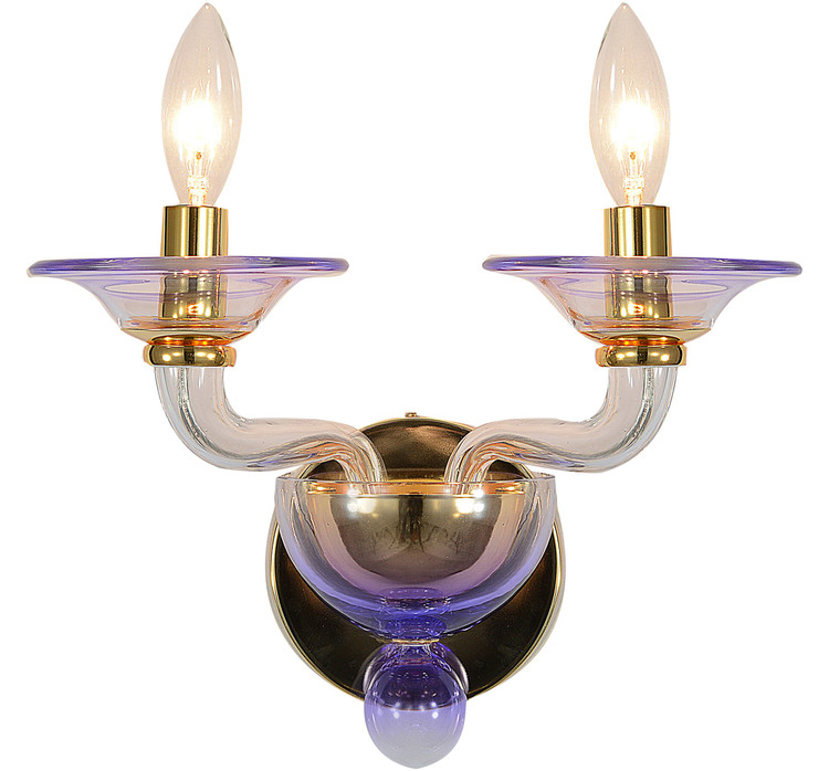 Crystorama - 9922-GD-AM - Two Light Wall Sconce - Stella - Gold