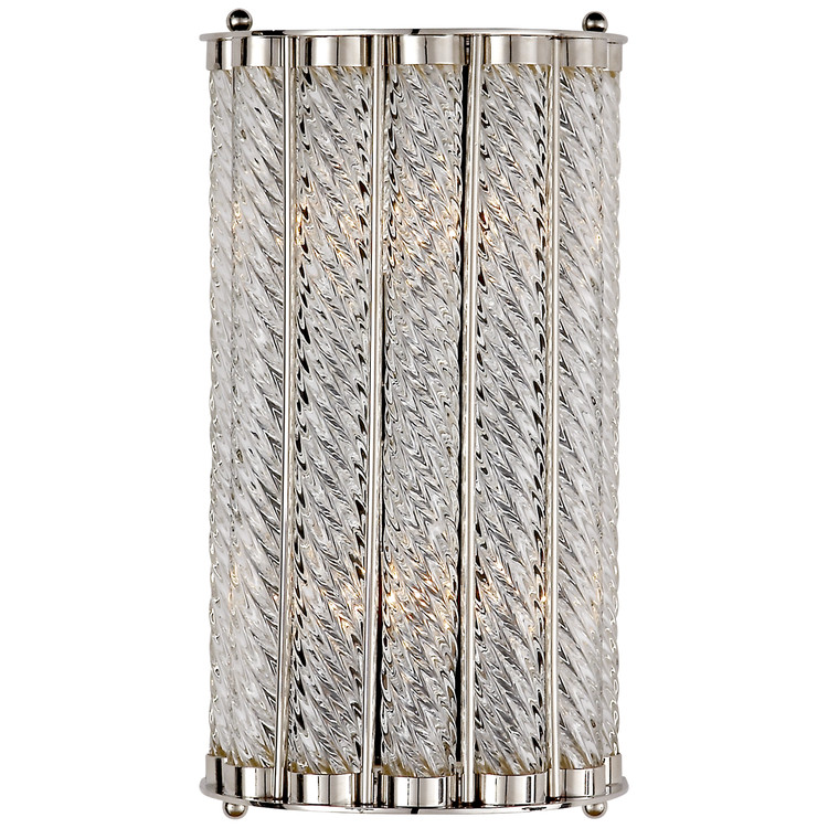 Visual Comfort Signature - ARN 2026PN - Two Light Wall Sconce - Eaton - Polished Nickel