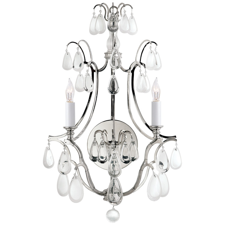 Visual Comfort Signature - CHD 1555PN-CG - Two Light Wall Sconce - Penhurst - Polished Nickel