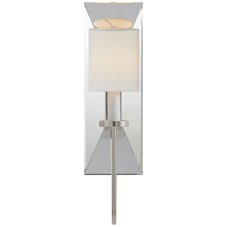 Visual Comfort Signature - CHD 1601PN-L - One Light Wall Sconce - Bevel Mirror Sconce - Polished Nickel