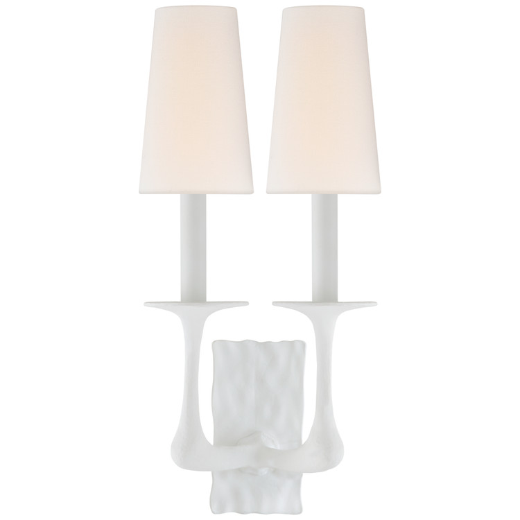 Visual Comfort Signature - CHD 2315PW-L - Two Light Wall Sconce - Gabriel - Plaster White