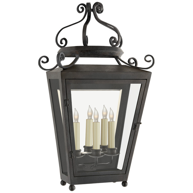 Visual Comfort Signature - NW 2707FR-CG - Three Light Wall Sconce - Lafayette - French Rust