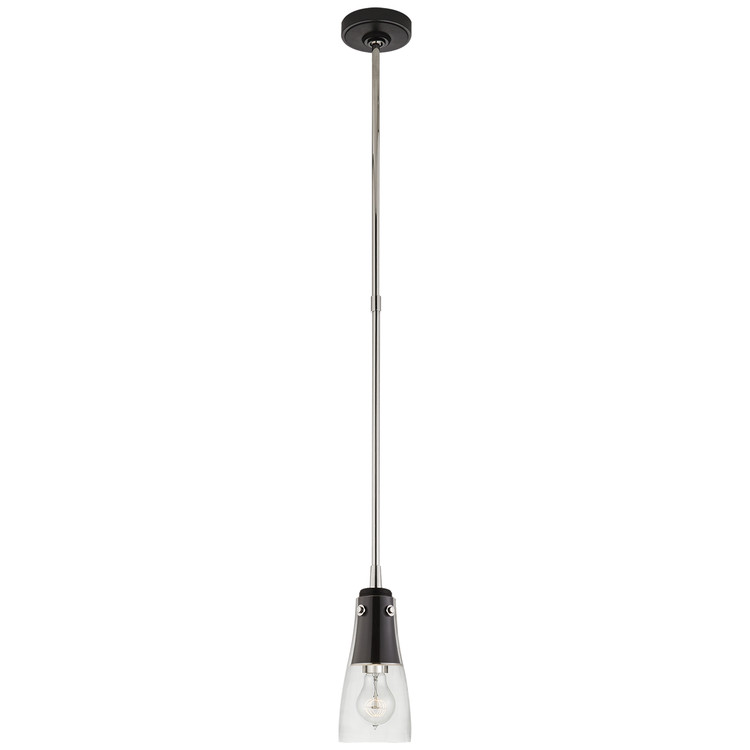 Visual Comfort Signature - TOB 5741BLK/PN-CG - One Light Pendant - Altare - Black