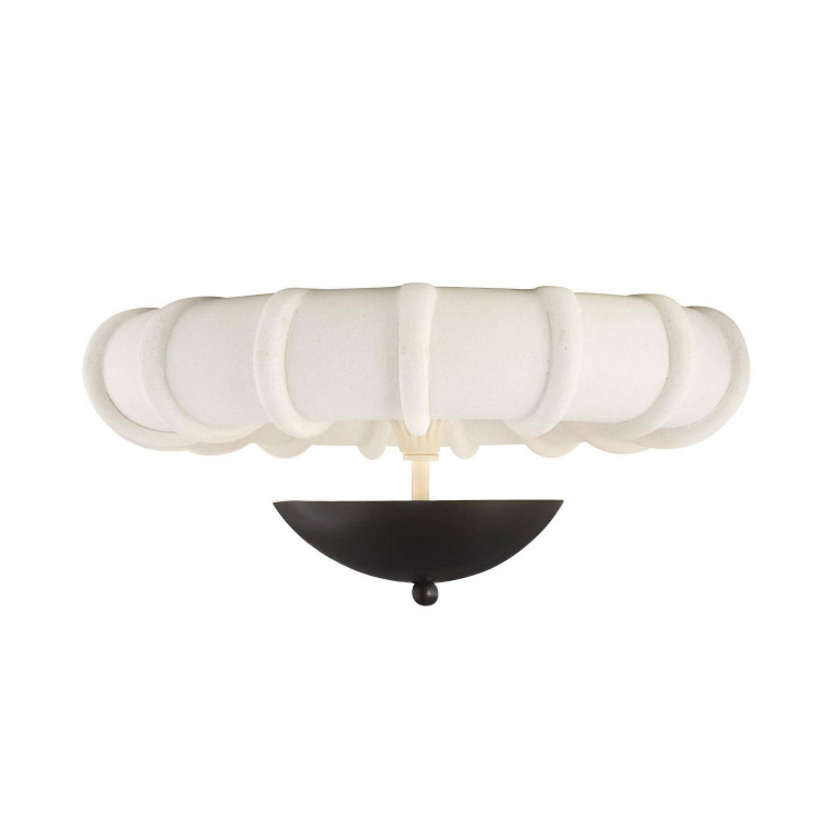 Arteriors - DFC36 - LED Flush Mount - Camella - Ivory/English Bronze