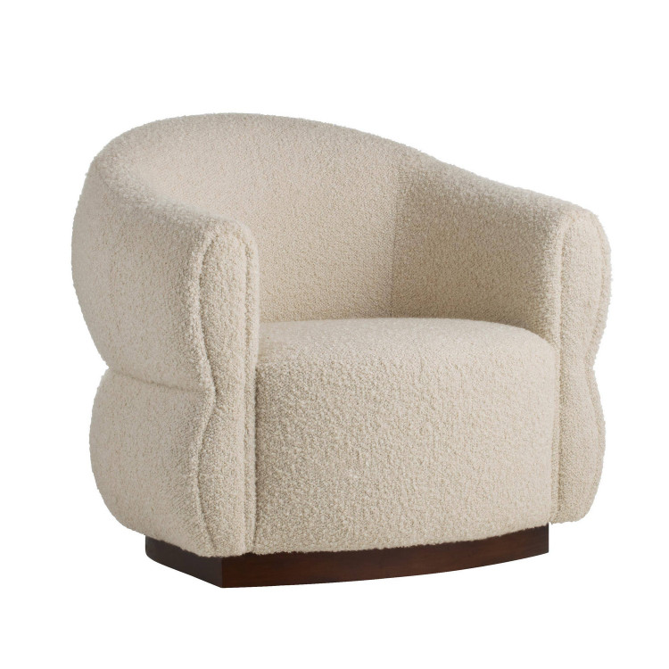 Arteriors - FRU14 - Chair - Alexandra - Oatmeal/Dark Walnut
