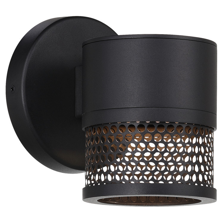 Access - 23030LEDDMG-BL/GRD - LED Outdoor Wall Mount - Ari Grid - Black