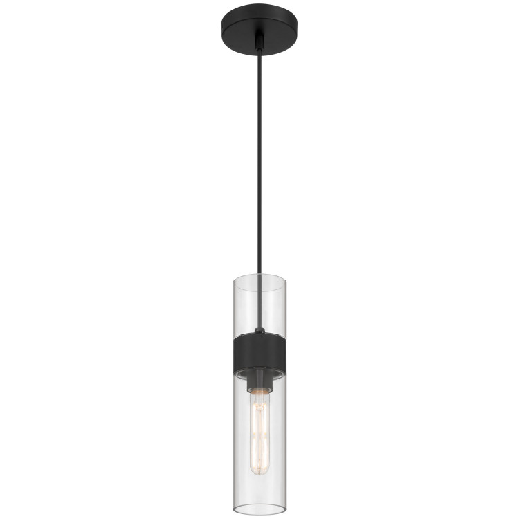 Access - 52009LEDDLP-MBL/CLR - LED Pendant - Nash - Matte Black