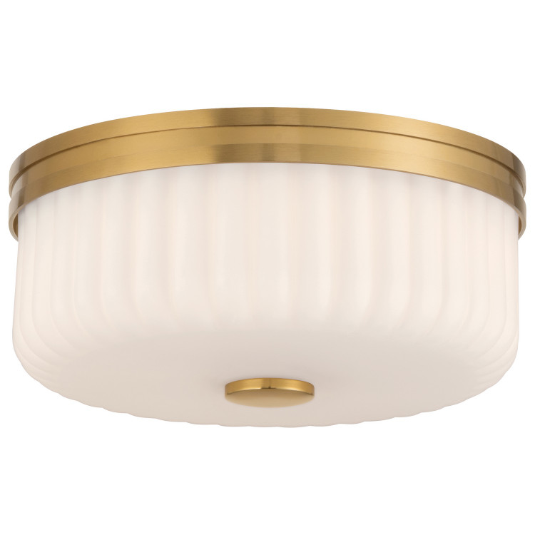 Access - 63048LEDDCS-AB/OPL - LED Flush Mount - Daniella - Antique Brass