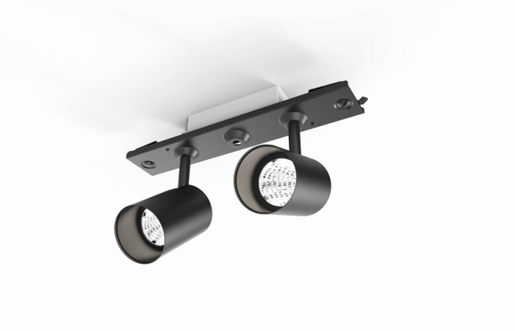 Eurofase - 36460-01 - Dual Spot - Route - Black