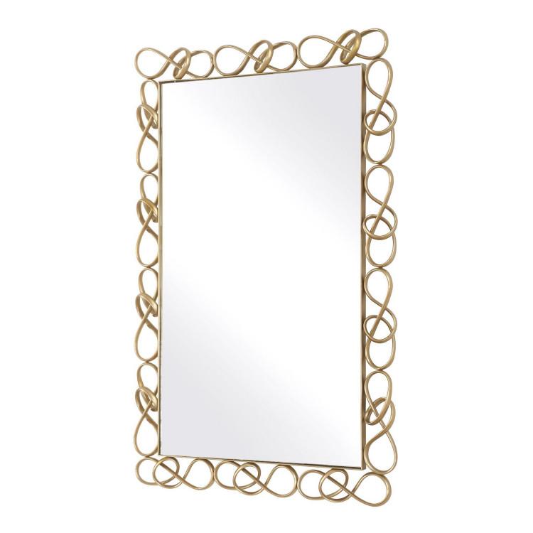 Uttermost - 08283 - Mirror - Twist It - Antique Brass