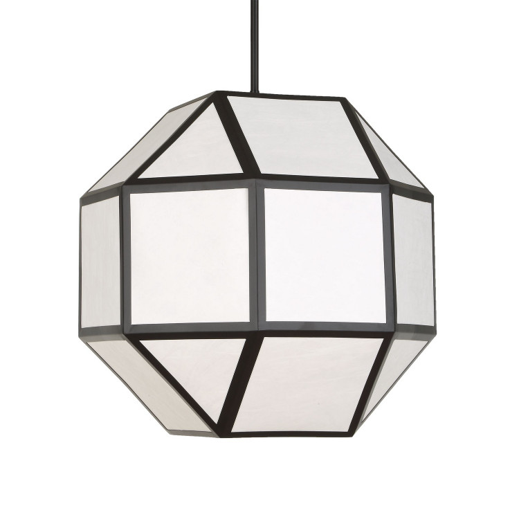 Uttermost - 21417 - Four Light Chandelier - Hoi - Matte Black