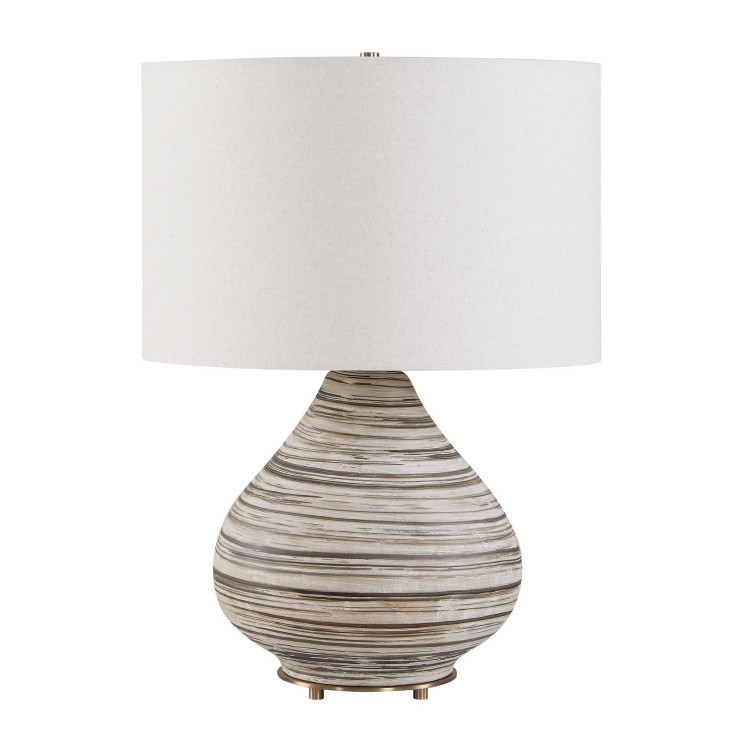 Uttermost - 30794-1 - One Light Table Lamp - Azura - Antique Brass