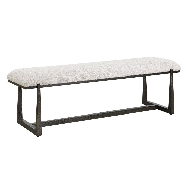 Uttermost - 53092 - Bench - Midas - Textured Bronze