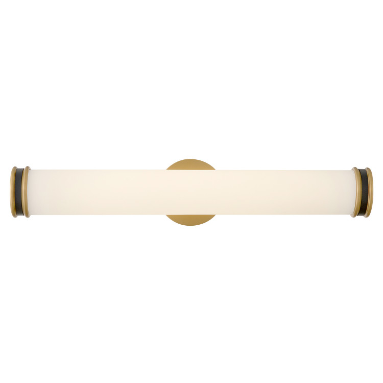 Lark - 85652LCB-BK - LED Vanity - Ames - Lacquered Brass