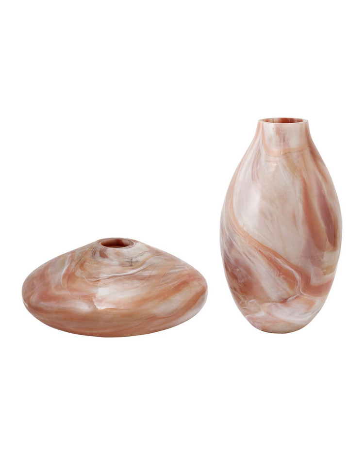 Currey and Company - 1200-1125 - Vase Set of 2 - Murmur - Rust