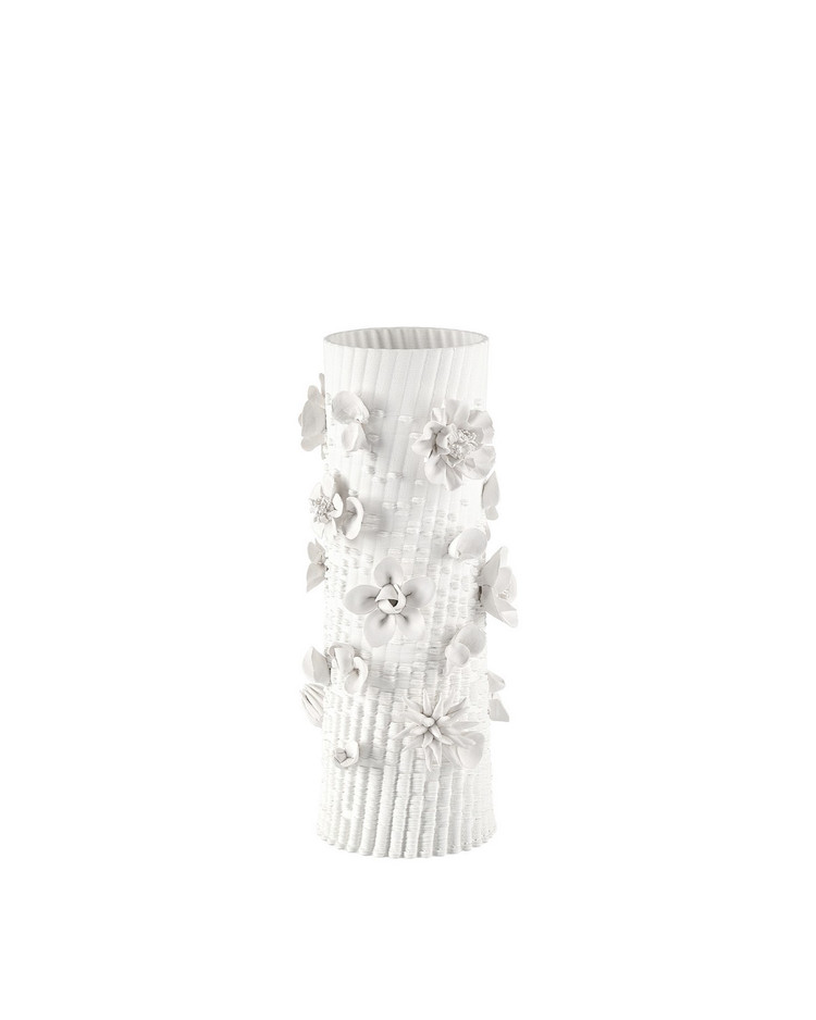 Currey and Company - 1200-1166 - Vase - Sylva - White