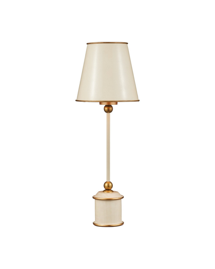 Currey and Company - 6700-0035 - One Light Table Lamp - Daphne - Ivory / Gold
